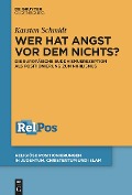 Cover-Bild zum Titel 'Wer hat Angst vor dem Nichts?' von 'Karsten Schmidt'