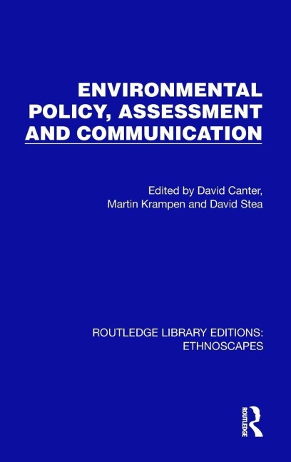 Environmental Policy, Assessment and Communication - 