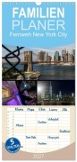 Cover-Bild zum Titel 'Familienplaner 2027 - Fernweh New York City mit 5 Spalten (Wandkalender, 21 x 45 cm) CALVENDO' von 'Kurt Krause'