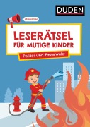 Cover-Bild zum Titel 'Leserätsel für mutige Kinder - Polizei und Feuerwehr -  Ab 6 Jahren' von 'Janine Eck, Ulrike Rogler'