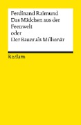 Cover-Bild zum Titel 'Das Mädchen aus der Feenwelt oder Der Bauer als Millionär' von 'Ferdinand Raimund'