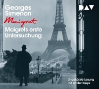 Cover-Bild zum Titel 'Maigrets erste Untersuchung' von 'Georges Simenon'