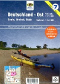 Wassersport-Wanderkarte / Deutschland Ost für Kanu- und Rudersport - Erhard Jübermann