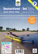 Cover-Bild zum Titel 'Wassersport-Wanderkarte / Deutschland Ost für Kanu- und Rudersport' von 'Erhard Jübermann'
