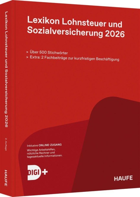 Lexikon Lohnsteuer und Sozialversicherung 2026 plus Onlinezugang - 