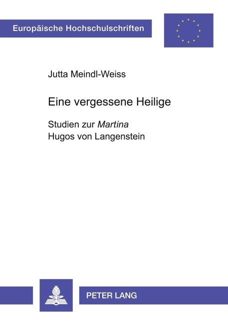 Eine vergessene Heilige - Jutta Meindl-Weiss