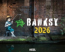 Cover-Bild zum Titel 'Banksy Kalender 2026 Premium XXL-Posterkalender' von ''