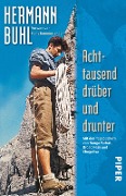 Cover-Bild zum Titel 'Achttausend drüber und drunter' von 'Hermann Buhl'