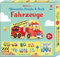 Cover-Bild zum Titel 'Allererstes Puzzle & Buch: Fahrzeuge' von 'Abigail Wheatley'