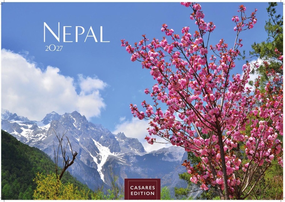 Nepal Kalender 2027 - Wandkalender | Fotokalender Asien 24x35cm - Atemberaubende Fotos der Himalaya-Gipfel, Tempel und heiligen Stätten Nepals - 