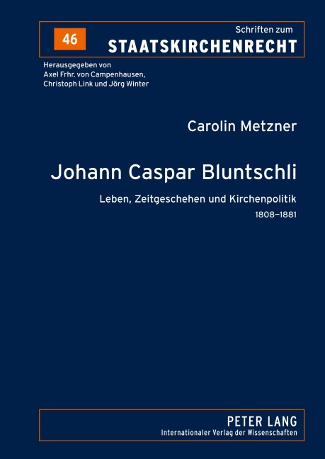 Johann Caspar Bluntschli - Carolin Metzner