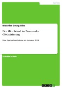 Cover-Bild zum Titel 'Der Mittelstand im Prozess der Globalisierung' von 'Matthias Georg Götz'