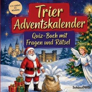 Cover-Bild zum Titel 'Trier-Adventskalender: Quiz-Buch mit Fragen und Rätsel' von 'Schlauvento Interactive'