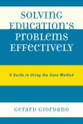 Cover-Bild zum Titel 'Solving Education's Problems Effectively' von 'Gerard Giordano'