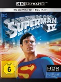 Cover-Bild zum Titel 'Superman IV - Die Welt am Abgrund' von 'Christopher Reeve, Lawrence Konner, Mark Rosenthal, Joe Shuster, Jerry Siegel'