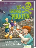 Cover-Bild zum Titel 'Die Grünen Piraten - Krumme Tour auf dem Hühnerhof' von 'Andrea Poßberg, Corinna Böckmann'