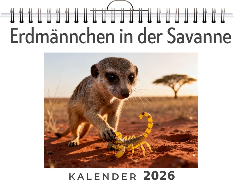 Erdmännchen in der Savanne - Theo Schmidt