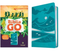 Cover-Bild zum Titel 'Biblia Go Para Niños Ntv (Sentipiel, Verde Azulado)' von ''