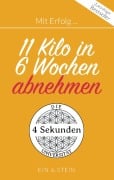 Cover-Bild zum Titel 'Mit Erfolg ... 11 Kilo in 6 Wochen abnehmen' von 'Herr Ein, Frau Stein'