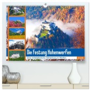 Die Festung Hohenwerfen (hochwertiger Premium Wandkalender 2026 DIN A2 quer), Kunstdruck in Hochglanz - Christa Kramer