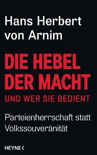 Die Hebel der Macht - Hans Herbert von Arnim