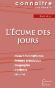Cover-Bild zum Titel 'Fiche de lecture L'Écume des jours (Analyse littéraire de référence et résumé complet)' von 'Boris Vian'