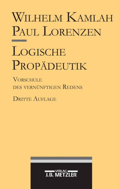 Logische Propädeutik - 