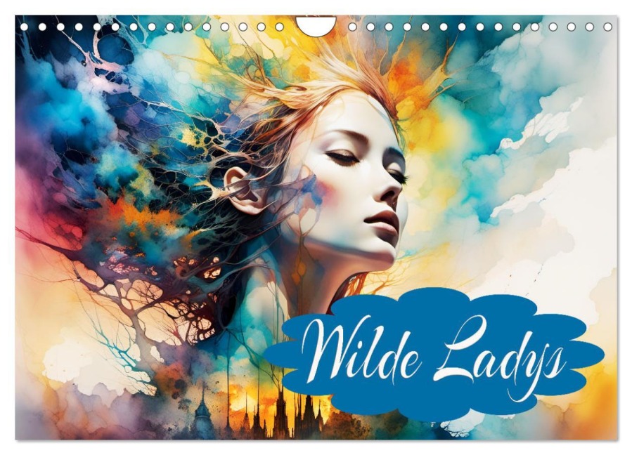 Wilde Ladys (Wandkalender 2026 DIN A4 quer), CALVENDO Monatskalender - Dusanka Djeric