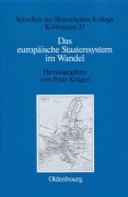 Cover-Bild zum Titel 'Das europäische Staatensystem im Wandel' von ''