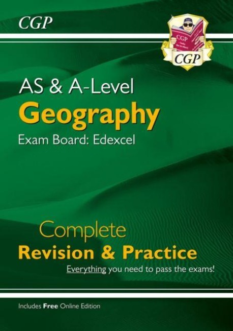 New A-Level and AS Geography: Edexcel Complete Revision & Practice (with Online Edition) - Cgp Books