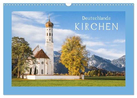 Deutschlands Kirchen (Wandkalender 2024 DIN A3 quer), CALVENDO Monatskalender - Dietmar Scherf