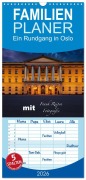 Familienplaner 2026 - Ein Rundgang in Oslo mit 5 Spalten (Wandkalender, 21 x 45 cm) CALVENDO - Frank Reipen