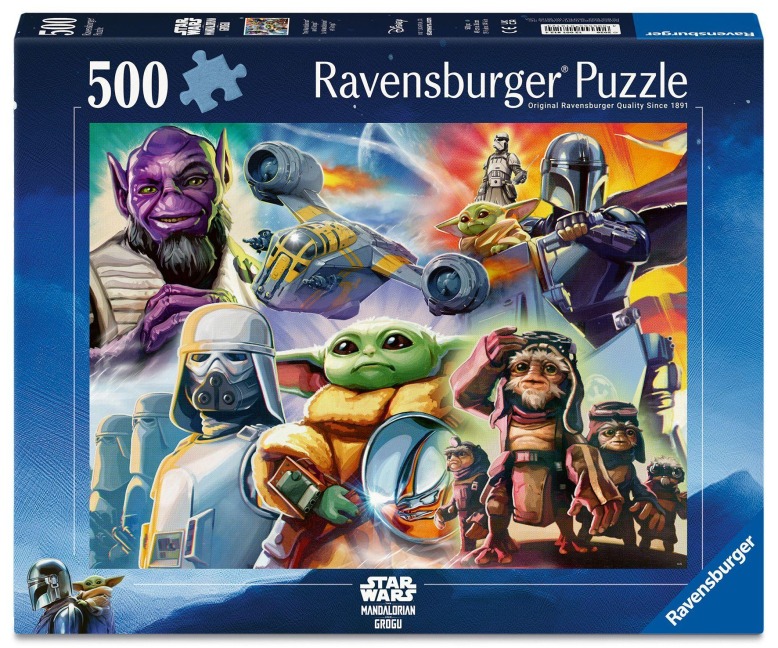 Erwachsenenpuzzle 500 Teile - The Mandalorian and Grogu - 