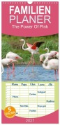 Cover-Bild zum Titel 'Familienplaner 2027 - The Power Of Pink mit 5 Spalten (Wandkalender, 21 x 45 cm) CALVENDO' von 'Andreas Freund'