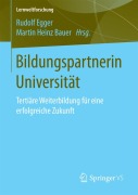 Cover-Bild zum Titel 'Bildungspartnerin Universität' von ''