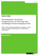 Cover-Bild zum Titel 'Potenzialanalyse dezentraler Energiesysteme zur Sicherung einer nachhaltigen Stromversorgung im Irak' von 'Jubran Habib'
