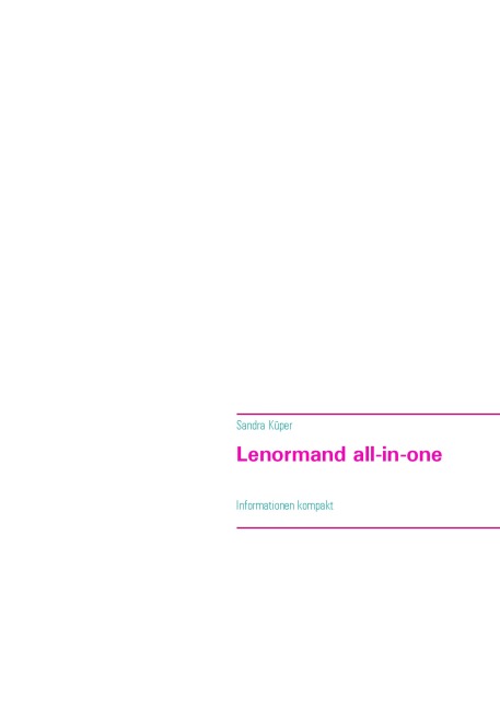 Lenormand all-in-one - Sandra Küper