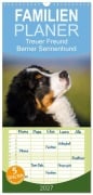 Cover-Bild zum Titel 'Familienplaner 2027 - Treuer Freund Berner Sennenhund mit 5 Spalten (Wandkalender, 21 x 45 cm) CALVENDO' von 'Sigrid Starick'