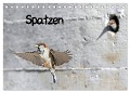 Spatzen (Tischkalender 2024 DIN A5 quer), CALVENDO Monatskalender - Benny Trapp