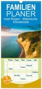 Cover-Bild zum Titel 'Familienplaner 2027 - Insel Rügen - Malerische Kreideküste mit 5 Spalten (Wandkalender, 21 x 45 cm) CALVENDO' von 'Martin Wasilewski'
