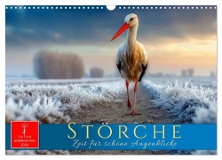 Cover-Bild zum Titel 'Störche - Zeit für schöne Augenblicke (Wandkalender 2026 DIN A3 quer), CALVENDO Monatskalender' von 'Roder Roder'