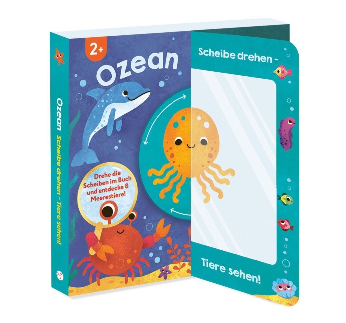 Scheibe drehen - Tiere sehen! Ozean - Lily Holland, Schwager & Steinlein Verlag