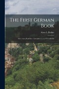 Cover-Bild zum Titel 'The First German Book: Grammar, Exercises, Conversation and Translation' von 'Alton L. Becker'