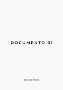 Cover-Bild zum Titel 'Documento 01' von 'Tatiane Forte'