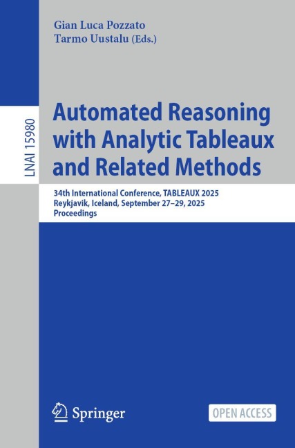 Automated Reasoning with Analytic Tableaux and Related Methods - 