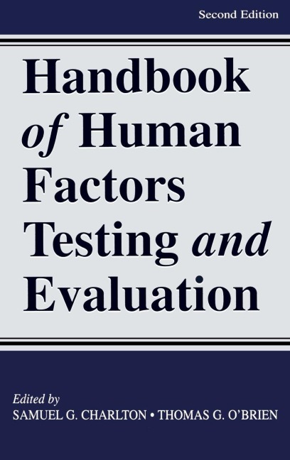 Handbook of Human Factors Testing and Evaluation - 
