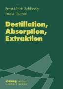 Cover-Bild zum Titel 'Destillation, Absorption, Extraktion' von 'Franz Thurner, Ernst-Ulrich Schlünder'