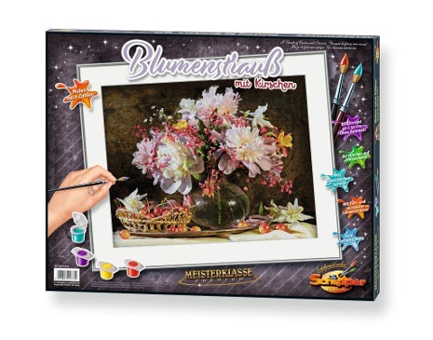 Schipper Malen nach Zahlen - Blumenstrauß mit Kirschen - 