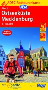 Cover-Bild zum Titel 'ADFC-Radtourenkarte 3 Ostseeküste Mecklenburg 1:150.000, reiß- und wetterfest, E-Bike geeignet, GPS-Tracks Download' von ''