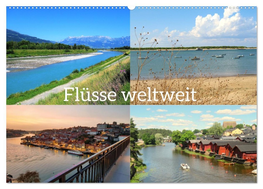 Flüsse weltweit (Wandkalender 2026 DIN A2 quer), CALVENDO Monatskalender - M. Gillner